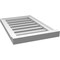 Ekena Millwork Vertical Surface Mount PVC Gable Vent: Functional, w/ 2"W x 2"P Brickmould Sill Frame, 16"W x 24"H GVPVE16X2403SF - alternate 4